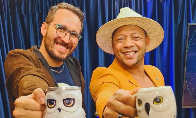 Vagninho em programa de televisão
